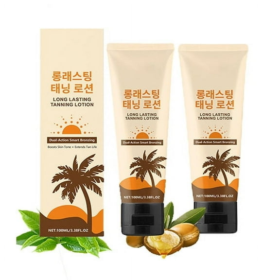 Tanning Accelerator Cream Tan Lotion, Natural Glow Instant Sun Sunless Tanning Moisturizer, Tanning Gel Shine Brown Tanning Cream, Natural Brown Tanning Lotion Effective in Sunbeds & Outdoor