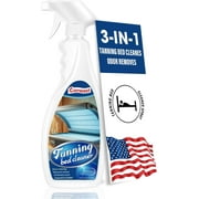 Tanning Bed Cleaner for Indoor Tanning Beds, Plastic Solution Spray Cleaner, Eliminating Particles Potentially Found in Tanning Salons Spas Centers, Health Clubs 16.91Fl oz