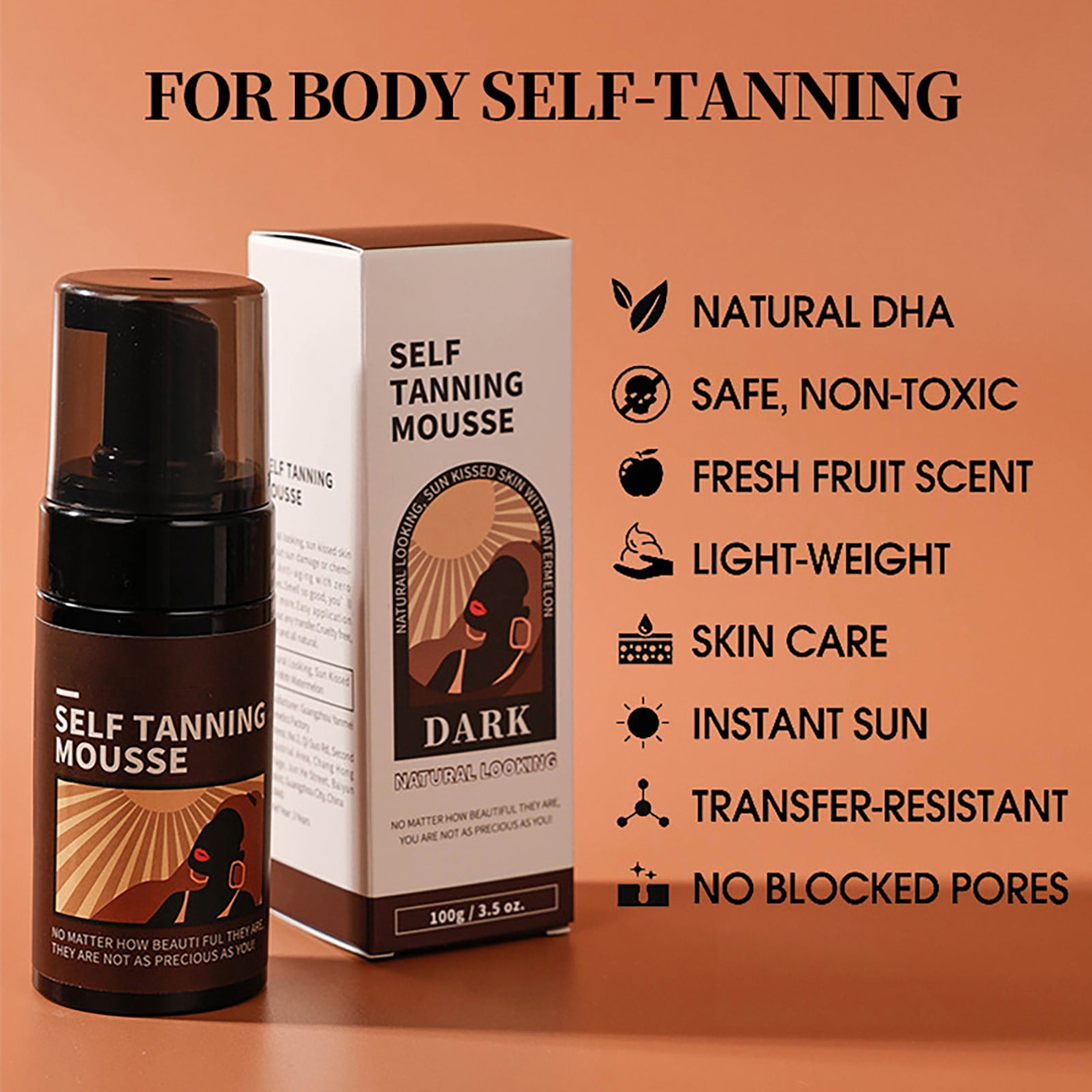 Tanning Bronzing Turns White To Black From Suntanned Wheat Skin Tan Intensifier Deep Tanning for