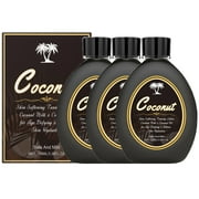 Tanning Lotion Accelerator - For Indoor Tanning Beds and Outdoor Sun Tan - Safe for Face, Body, Tattoos - Coconut Oil