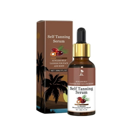 Tanning Lotion for Tanning Beds, Self Tanning Drops, Self Tanning Lotion, Natural & Organic Ingredients, Moisturizing Bronzing Tanner for Face & Body, Toxin Free Tanner for Fake Tan