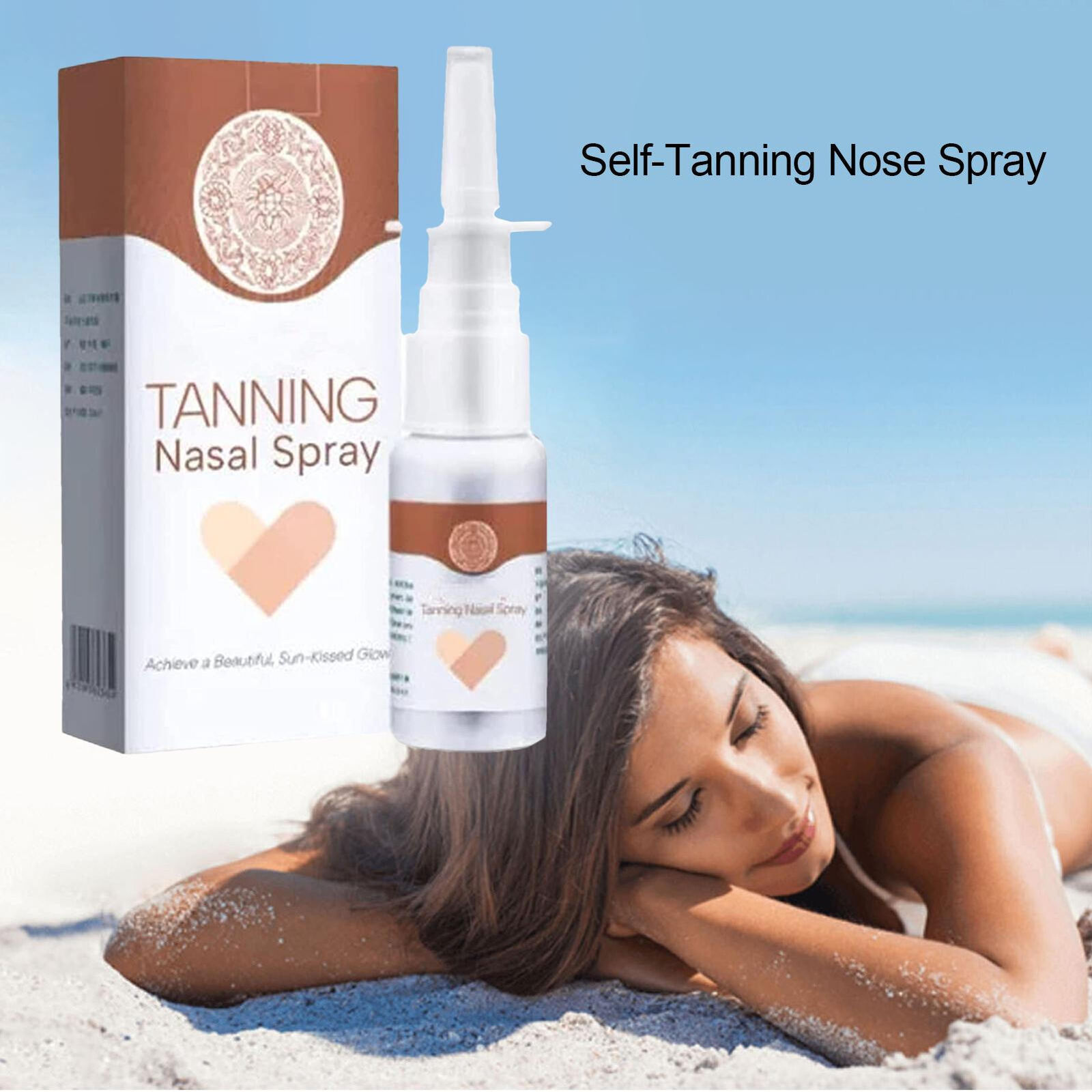Tanning Nasal Spray Sunless Tanning Spray 0.7 Oz Deep Tanning Dry Spray