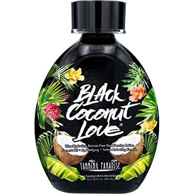 Tanning Paradise Black Coconut Love Tanning Lotion Coconut Oil Age