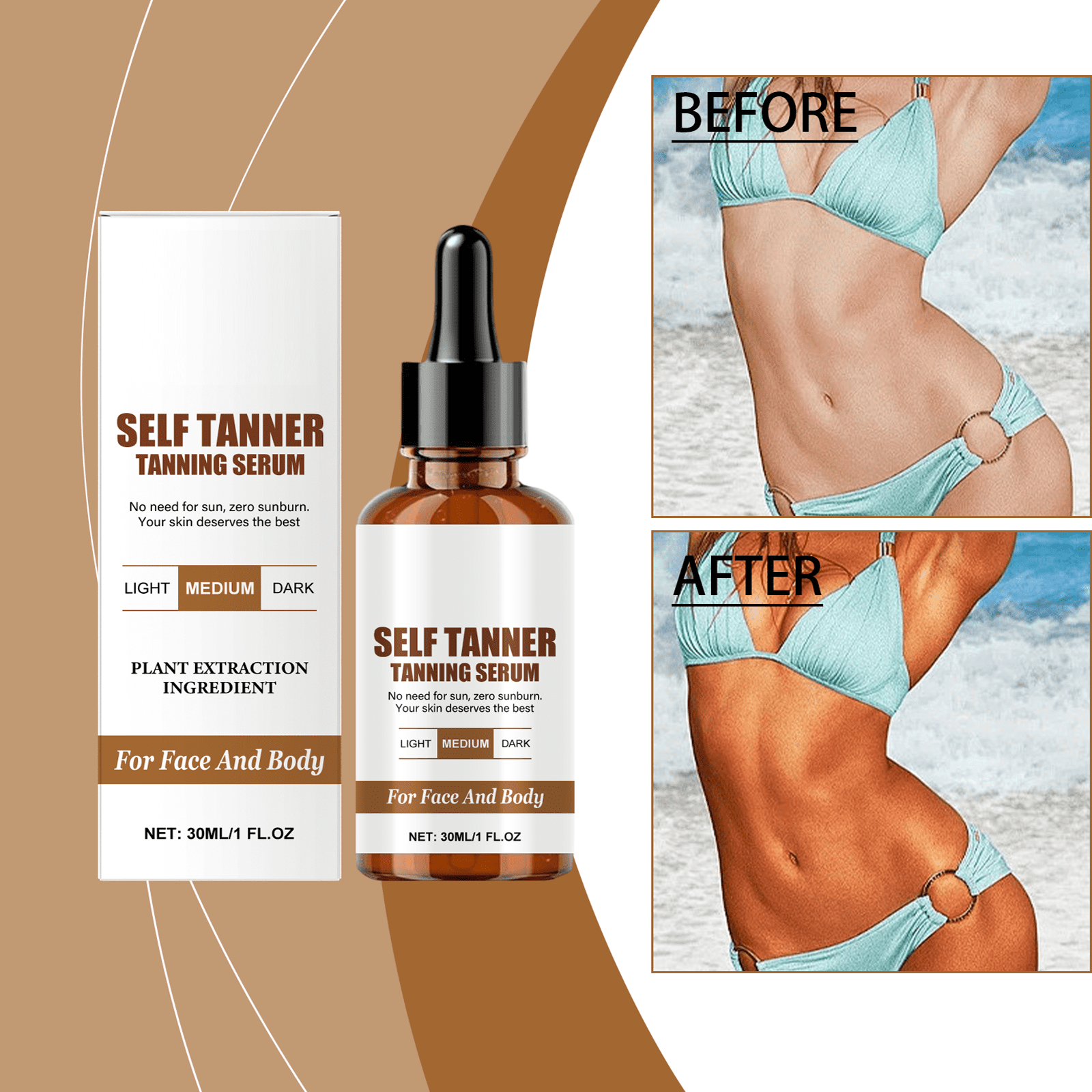 Tanning Products , Drinkable Oral Supplement, Natural Vegan Melanin ...