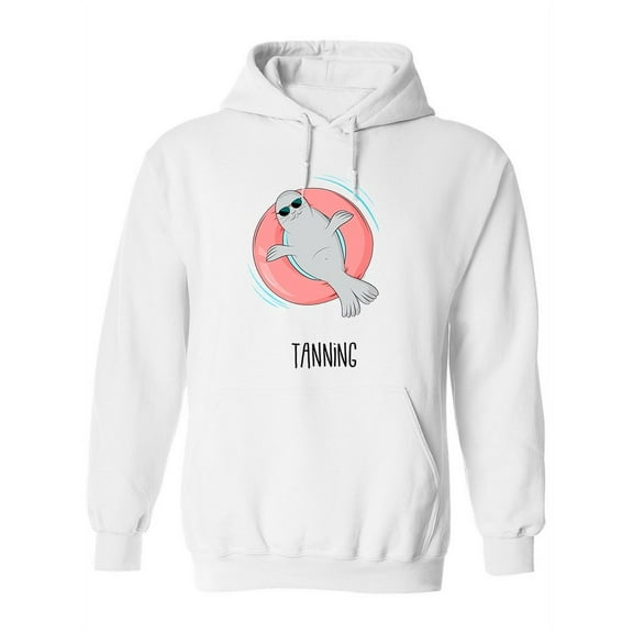 Tanning Seal Hoodie Women -Image by Shutterstock, Female Large