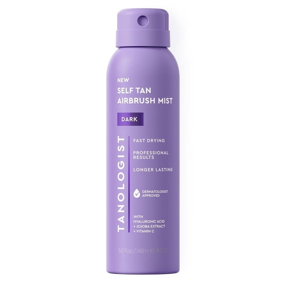 Tanologist Dark Self Tanning Mist, Self Tanner Spray, 5 fl oz | Self tan fast, dark self tanner mist for face and body, tan spray, streak-free, quick-dry