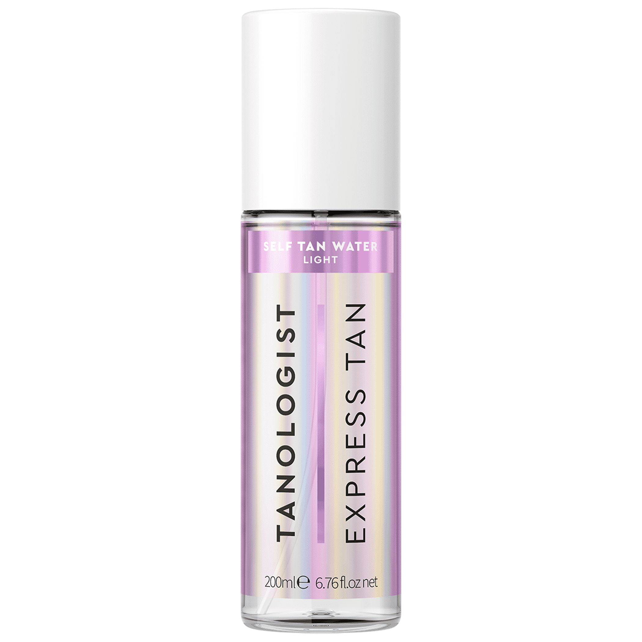 Tanologist Express Self Tan Water, Lightweight, Water Based Self Tanner, 200 ml Bottle, Light Tan