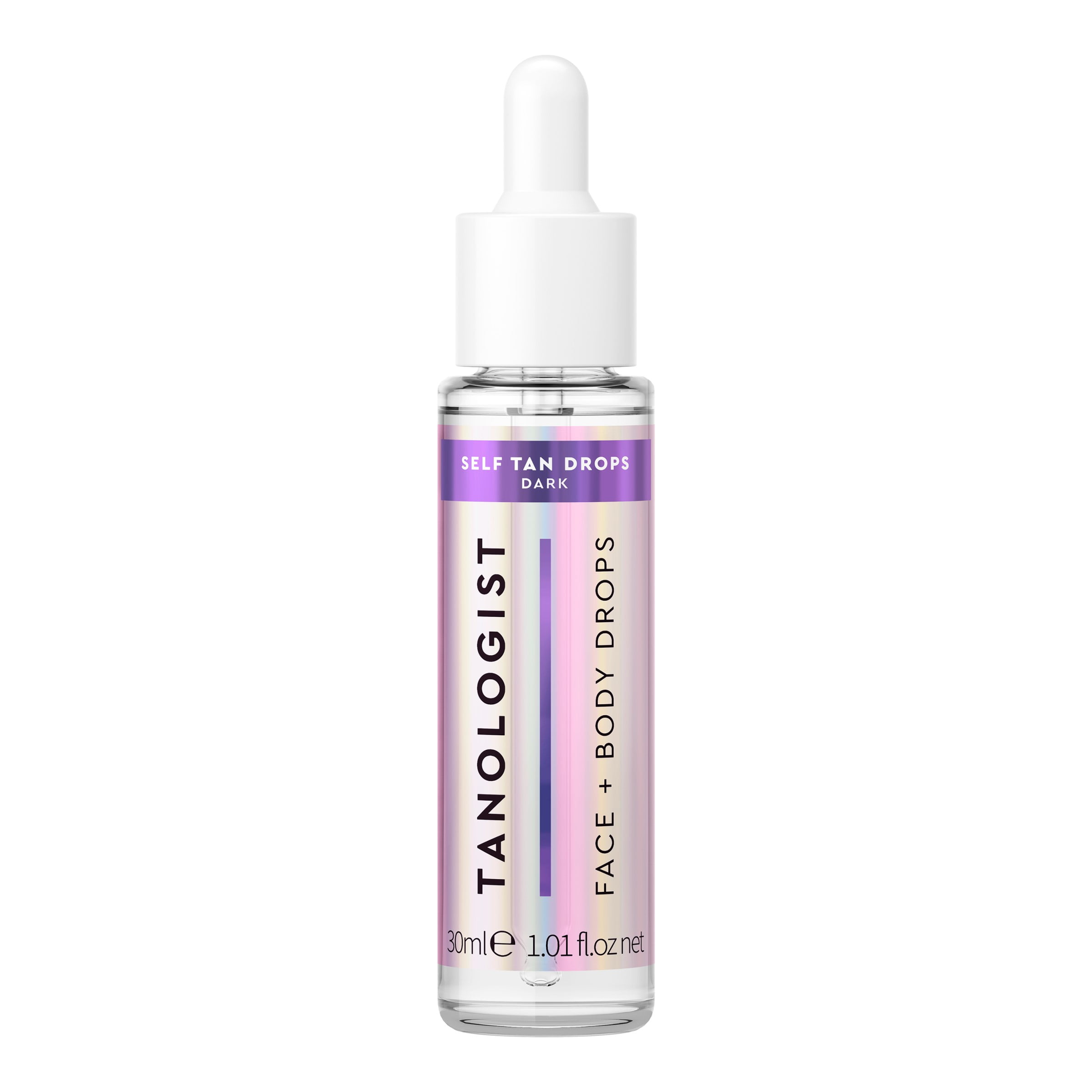Tanologist Self Tan Drops, Dark Tanning Water, Liquid, for Face & Body, 1.01 fl. oz. /30 ml Bottle