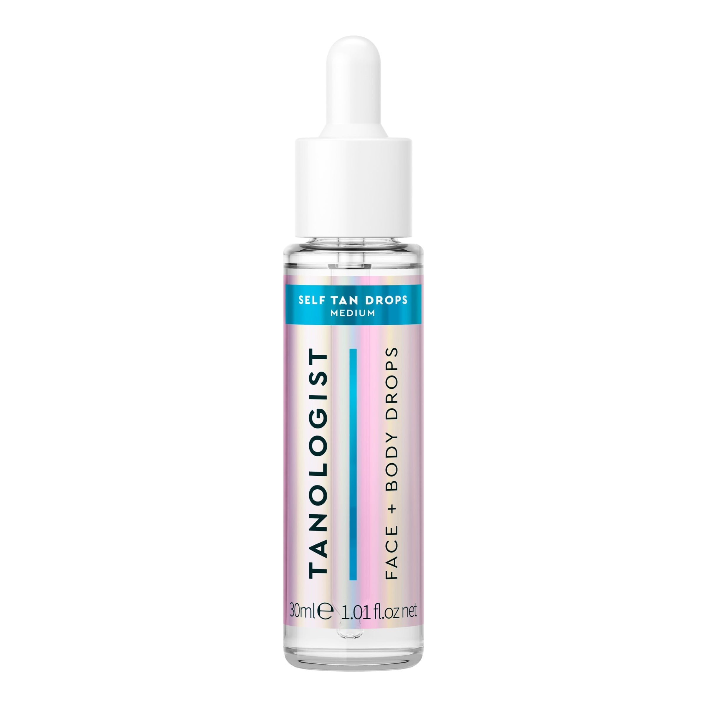 Tanologist Self Tan Drops for Face & Body, Medium Glow, Sunless Tanning