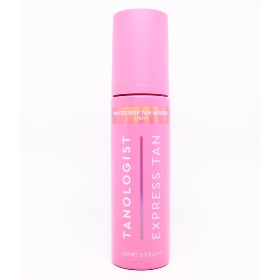 Tanologist Tinted Self-Tan Mousse - Light - Express Tan, Quick Drying Long Lasting - Dermatologist Tested Self Tanning Foam - Tanning Mousse with Hyaluronic Acid, Vitamin C Aloe - 6.76 fl oz