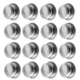 thumbnail image 1 of LULULION Tealight Cup Holders Iron Silver 20Pcs 1.6X1.6X0.7In, 1 of 6