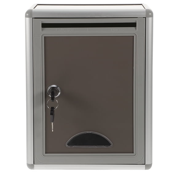 Tanom Small Suggestion Box Mailbox With Lock Wall Hanging Complaint Suggestion Box Aluminium Alloy Box