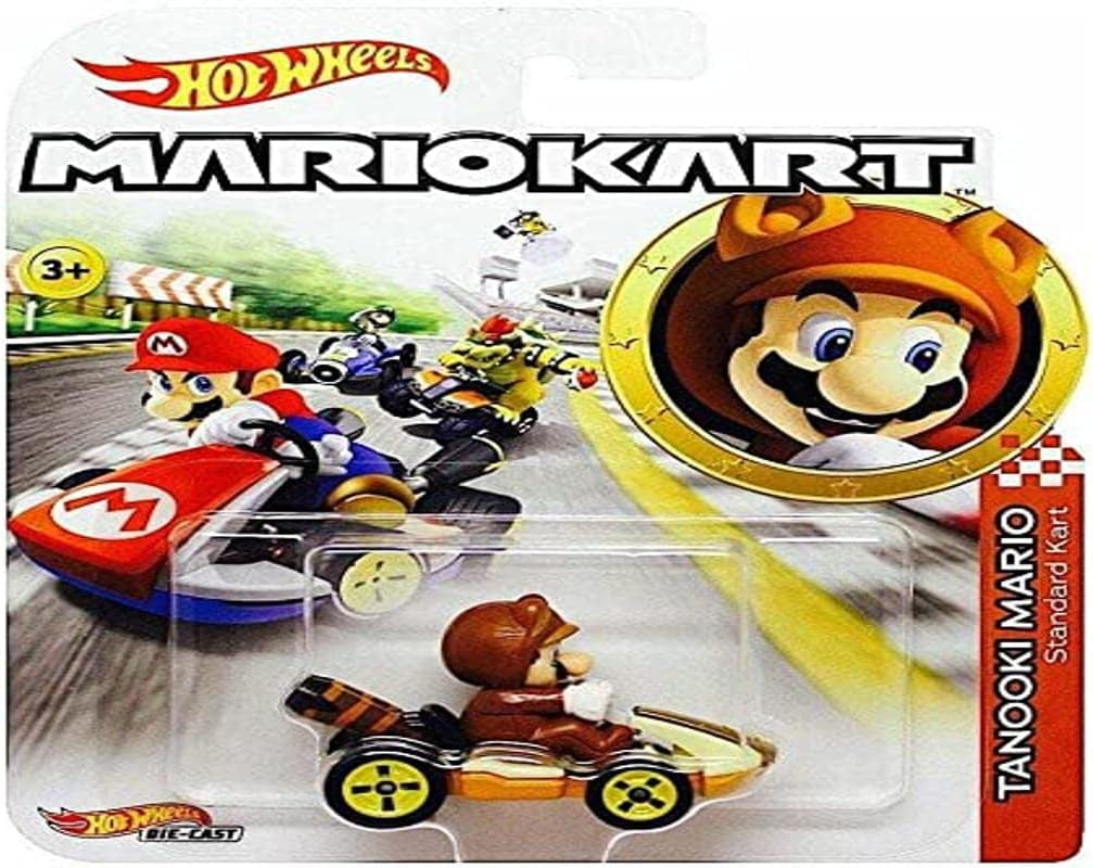 Tanooki Mario Super Mario Kart Character Car Diecast 164 Scale