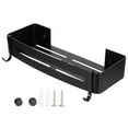 Tanoqo Bathroom Shower Shelf Space Aluminium Wall Mount 2 Hooks Heavy