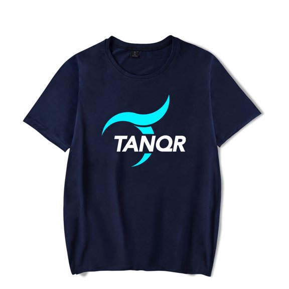 Tanqr Crewneck Tee Women Men Short Sleeve T-shirt Casual Summer Tops
