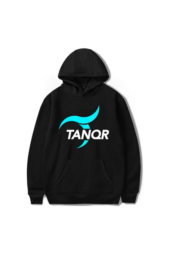 Tanqr Merch Hoodie (Sudadera con Capucha) - Unisex Long Sleeve Casual Streetwear Sweatshirt