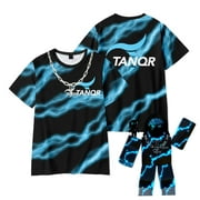 Tanqr Merch T-shirt Dream Team SMP Crewneck Short Sleeve Tee Cosplay Clothes