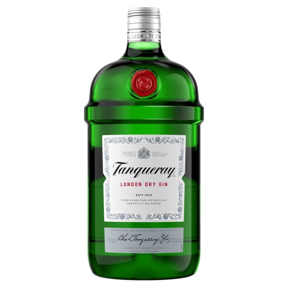 Tanqueray London Dry Gin, 1.75 L, 47% ABV