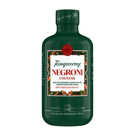 Tanqueray Negroni Cocktail (Made with London Dry Gin), 750 mL, 25% ABV