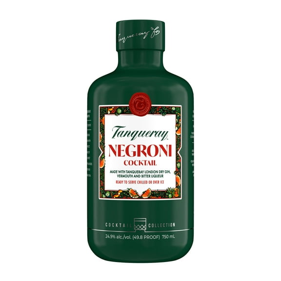 Tanqueray Negroni Cocktail (Made with London Dry Gin), 750 mL, 25% ABV