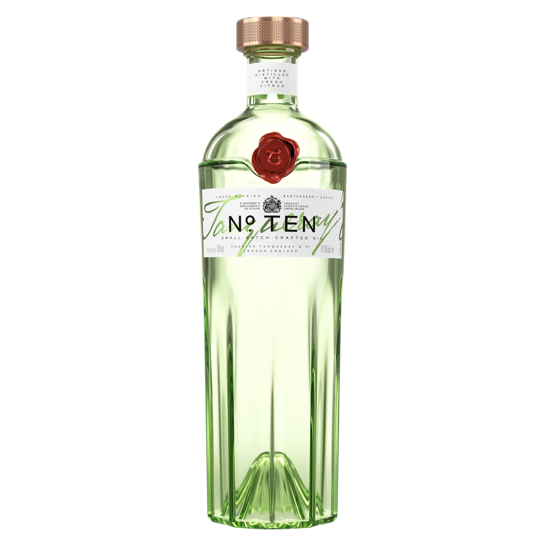 Tanqueray No. TEN Gin, 750 mL, 47% ABV - Walmart.com