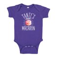 thumbnail image 1 of Tante's Little Macaron Baby Bodysuit One Piece 24 mo Purple, 1 of 3