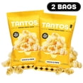 thumbnail image 1 of Tantos Puffed Pasta Chips Cacio e Pepe Plant Based Low Calorie Snack 4 oz, Pack of 2, 1 of 8