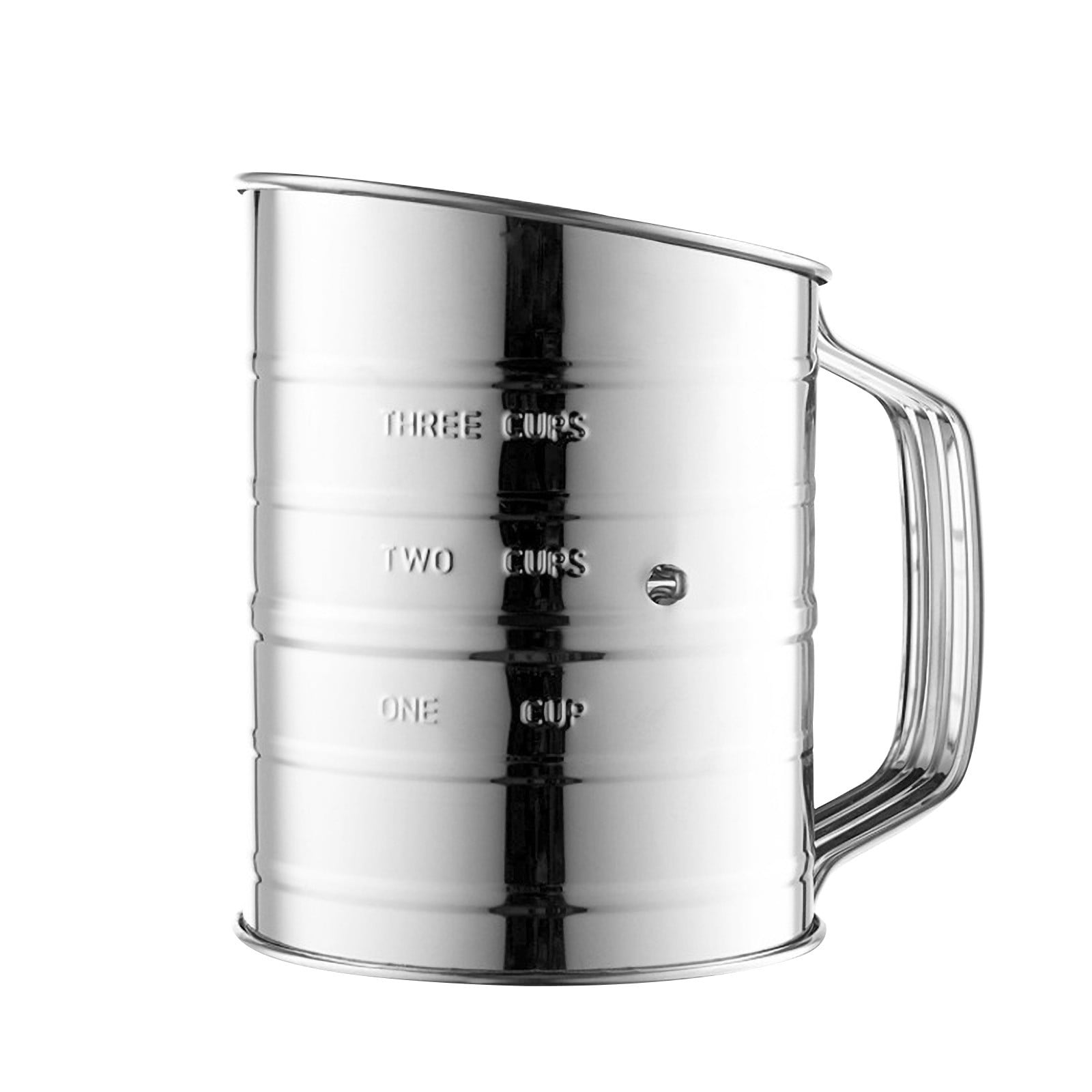 Tantouec Flour Sifter 3-Cup Stainless Steel Rotary Hand Crank Flour ...