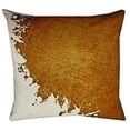 thumbnail image 1 of Tantum Block Print Square Throw Pillow in Brown, 1 of 2