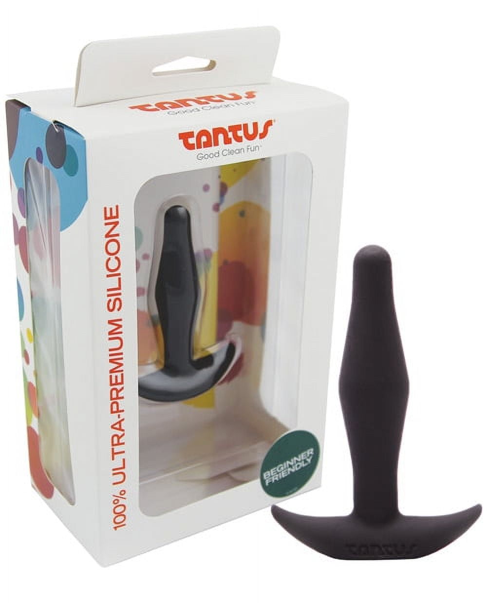 Tantus Lil' Flirt Silicone Plug - Onyx - Walmart.com