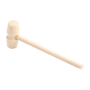 Tanuke 12 Pcs Mini Hammer Wooden Mallet, Small Wooden Hammers, Mini Boys Hammer for Chocolate Dessert Cake Smash, DIY Arts and Crafts