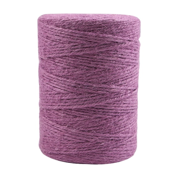 Tanuke 2Mm X 200M Jute Rope Made with Natural Fibers, Tear-Resistant for Garden Decor, Diy Crafts, Decorative Packaging, Hand Weaving Projects