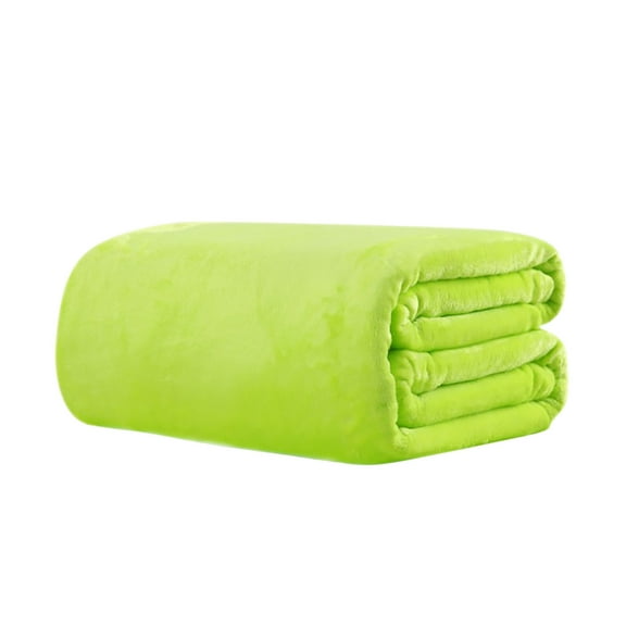 Blankets & Throws Clearance Tanuke Pure Color Flannel Blanket: Ideal As A Gift, Plain Color Design for Versatile Use Soft Blanket