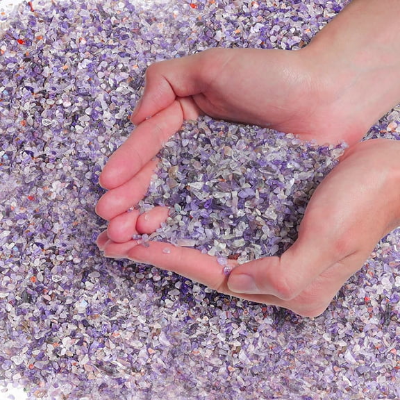 Tanuke Colorful Agate Crushed Stone Crystal Chips Bulk Irregular Shaped Aquarium Decor Rocks Gravel Pebbles Stones Polished Tumbled for Crafts|Fish Turtle Tank|Home Decoration