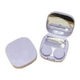 thumbnail image 1 of Tanuke Contact Lens Case Kit with Tweezers & Solution Bottle, Travel-Friendly Leakproof Storage Box, Cute Handmade Design, 1 of 4