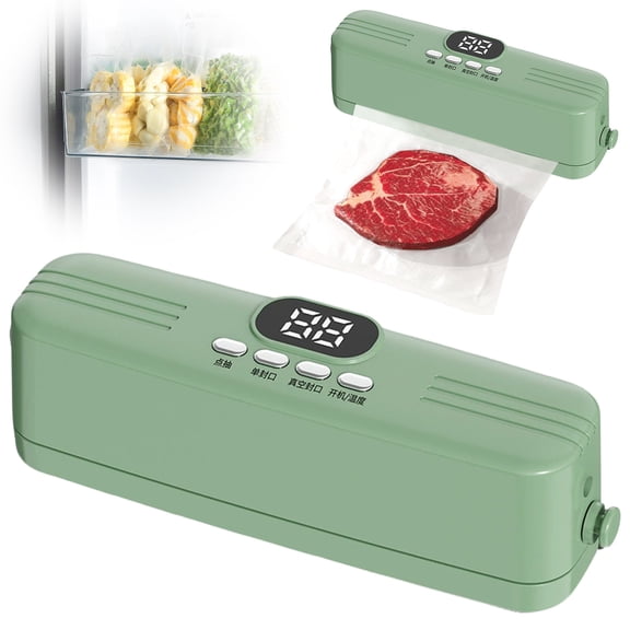 Tanuke Mini Sealer - USB Rechargeable Food Packaging Machine,Portable Heat Sealer - for Chips Cookie Snack Meat Kitchen Household Freshness Storage Candy Food Packaging, 1Pcs(Green)