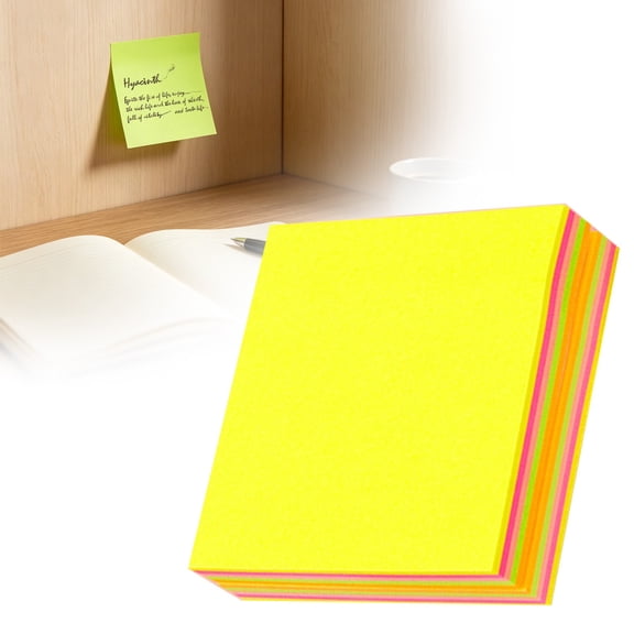 Tanuke Pastel Color Sticky Notes Set - Paper Removable Adhesive for Reminders, Ink-Friendly Textured Note for Stationery Lovers, Coffee