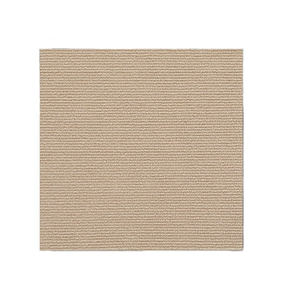 Tanuke Peel And Stick Carpet Tiles 24X24 Inch, Self Adhesive Floor Mat with Non-Slip Backing, Diy Ribbed Design for Bedroom Living Room, 1-Piece