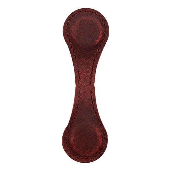 Tanuke Personalized Leather Magnetic Bookmarks for Women Custom Engraved Motivational Text Book Marker Clip Gift for Book Lover Readers Women or Boys (Red)