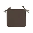 thumbnail image 1 of Tanuke Square Tie-On Seat Cushion, 40Cm Sponge Pad with Straps for Dining Chair Stool, Home Office Use, 1-Pack, 1 of 5