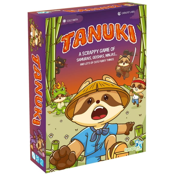 Tanuki Family-Friendly Take-That Card Game, Ages 7+