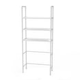Tanune Big Discount! Bathroom Storage Rack White, Wire Shelving, 1