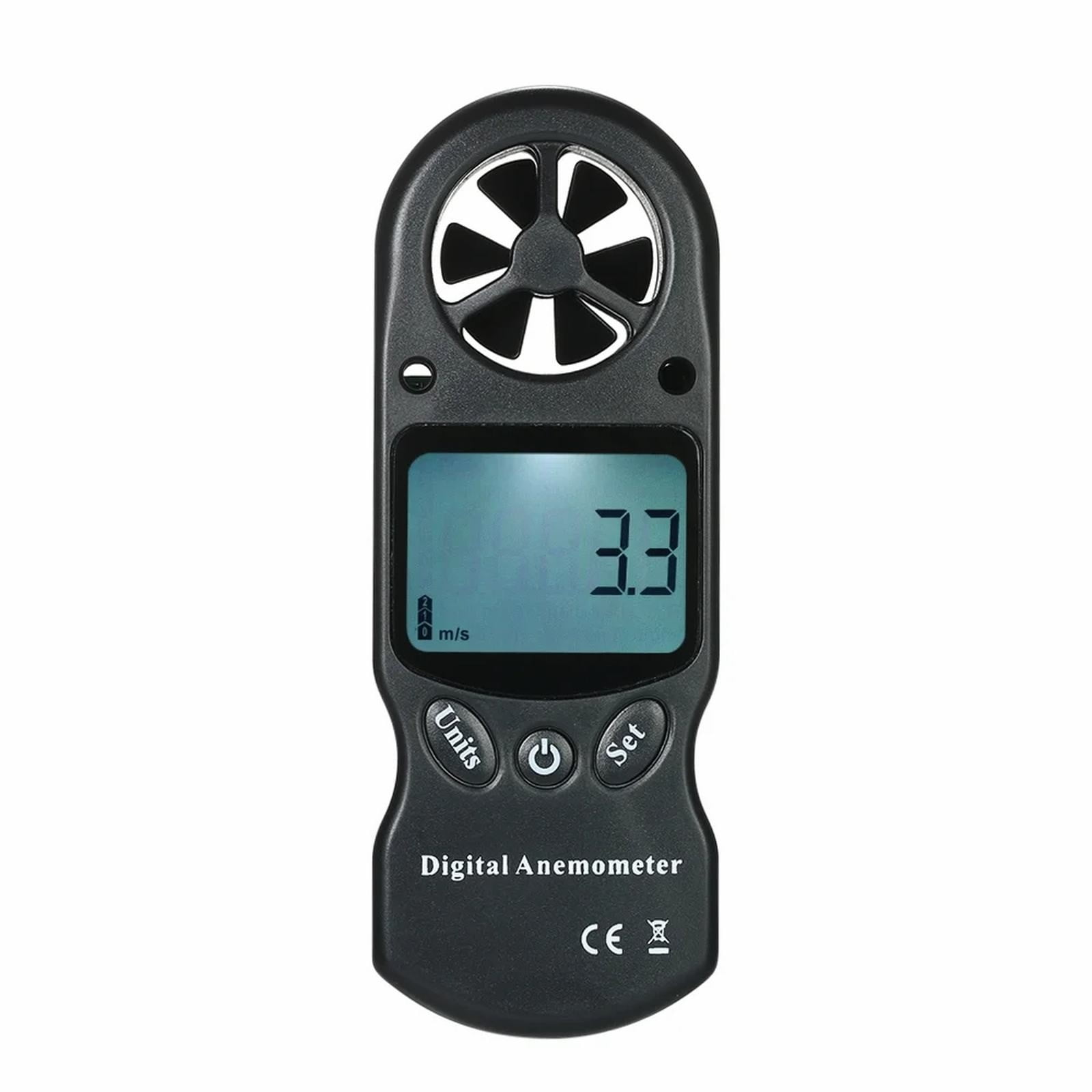 Tanuse Anemometer on Sale 8 in 1 Handheld Digital Anemometer Wind Speed ...