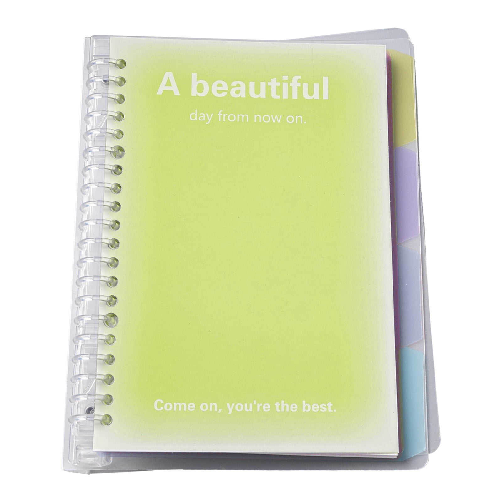 Tanuse Back to Classroom Supplies A5 Cute Plastic Notebook - 60-Page ...