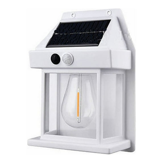 Tanuse Clearance Solar Tungsten Wall Light 2023 New Wireless Dusk To Dawn Motion Sensor Led Wall Sconce Ip65 Waterproofs Solar Securitys Light Exterior Wall Mount Lighting for Patio Yard, 1X Light