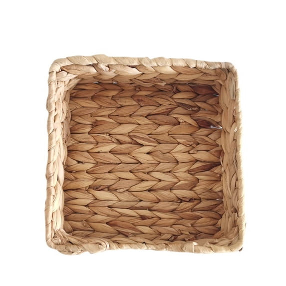 Tanuse Cocktail Napkin Holder on Sale Rustic Style Woven Basket Household Square Napkin Holder Dining Table Decorative Tissue Box Rattan Napkin Holder Clearance 1*Storage Basket