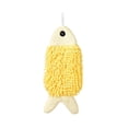 thumbnail image 1 of Tanuse Cute Fish Shaped Hand Towels 3-Pack Absorbent Microfiber Coral Fleece Bathroom Kitchen Towels Hanging Loop Lint-Free Quick-Dry Cute Animal Design Kids Decorative Home Microfiber Hand Towels, 1 of 8