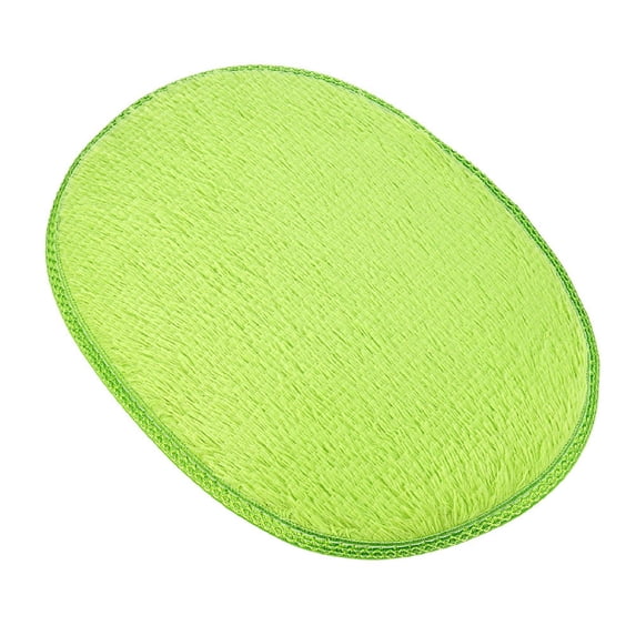 Tanuse Soft and Washable Round Rug Mat for Multiple Uses – Versatile for Korean Hanging Chairs, Tents, Yoga, Gym, and Home Decor with Elegant Design and Comfort Enhancement One Oval Rug