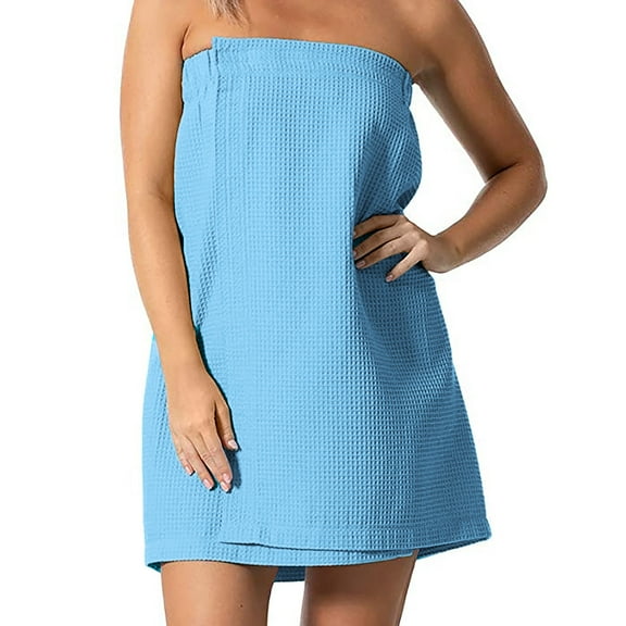 Tanuse Spa Wrap Towel for Women - Lightweight And Absorbent Bath Robe with Adjustable Closure - Perfect for Spa, Shower, Or Pool - Soft Cotton-Polyester Blend