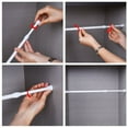 thumbnail image 1 of Tanuse Spring Loaded Telescopic Curtain Rod Extendable Tension Rod Net Voile Window Curtain Pole 30-50Cm Adjustable Window Treatment Rod 1X Shower Curtain Rod, 1 of 9